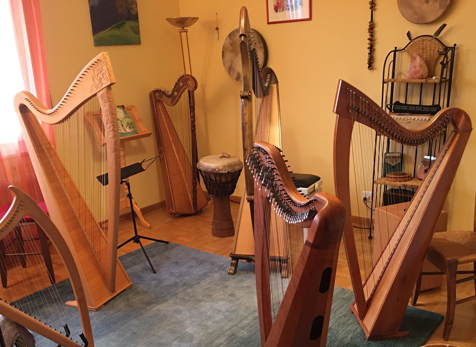 La harpe celtique - Musique et Seniors